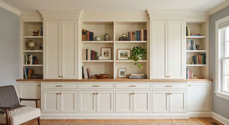 Built In Bookshelves Installation in Charlotte, NC