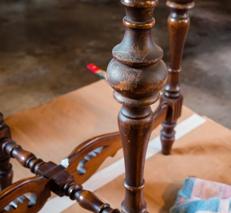 Antique Furniture Refinishing detail