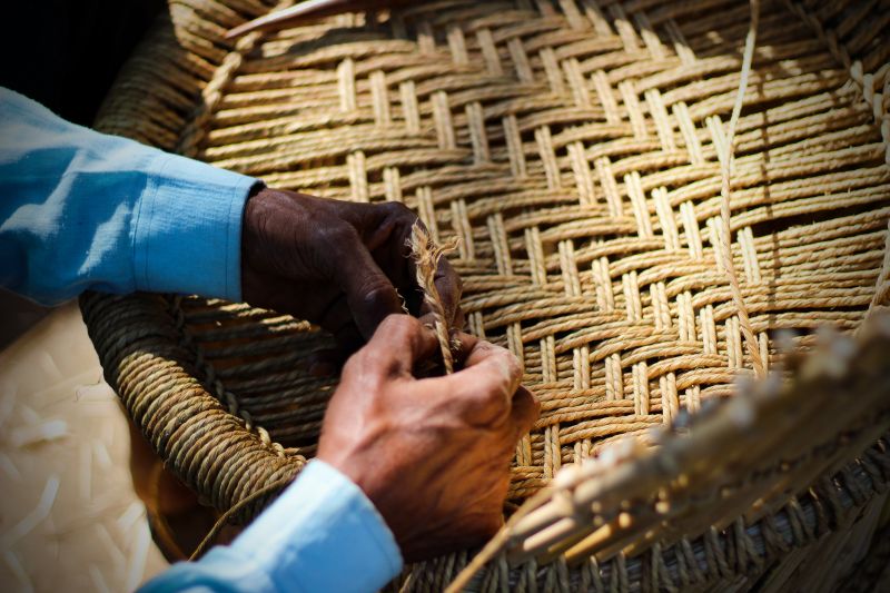 Wicker Furniture Repair detail